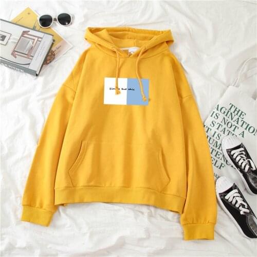 Korean Harajuku Letter Print Candy Colors Oversized Hoodie Women Pullovers Loose 2020 Fashion Cute Girl Student Coat Sweatshirts