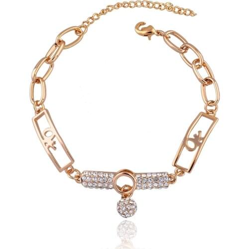 Szelam Low 2019 Luxury Crystal Bracelets & Bangles Gold/Silver Plated Bracelets Women Pulsera SBR140219