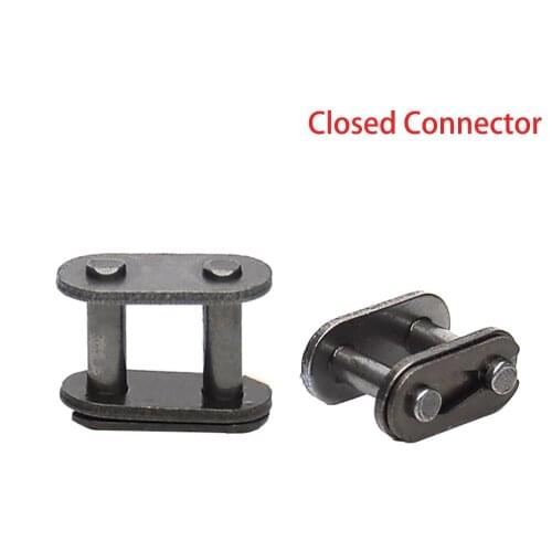 1Pcs 06B-1 Roller Chain Pitch 9.525mm Carbon Steel Industrial Transmission Chain/Chain Connector