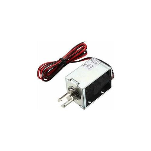 1pc DC 24V 530g 5.5mm Electromagnetic Solenoid Lock Push Pull Type for Door Closer