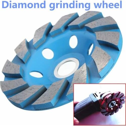 4 Inch 6 Hole Diamond Segment Grinding Cup Wheel Disc Grinder Granite Stone
