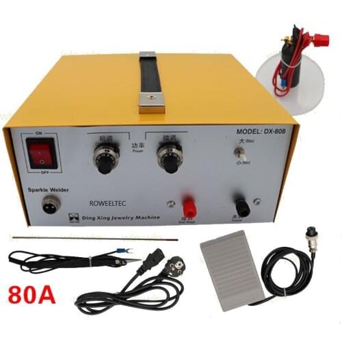 80A 500W Pulse Spot Welder Gold Silver Platinum Jewelry Welding DX-808 High quality ne