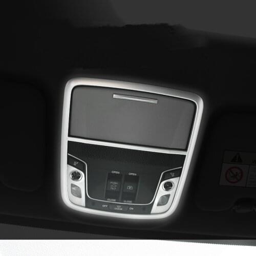Car auto cover Styling For Honda CR-V CRV 2017 ABS plastic top roof front head reading lamp light cap sticker accessories trim