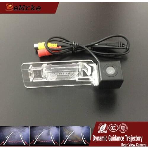 EEMRKE CCD Car Rear Reverse Camera For Smart Fortwo ForJeremy 2012 2013 2014 2015 Tracks Camera With Dynamic Guidance Trajectory