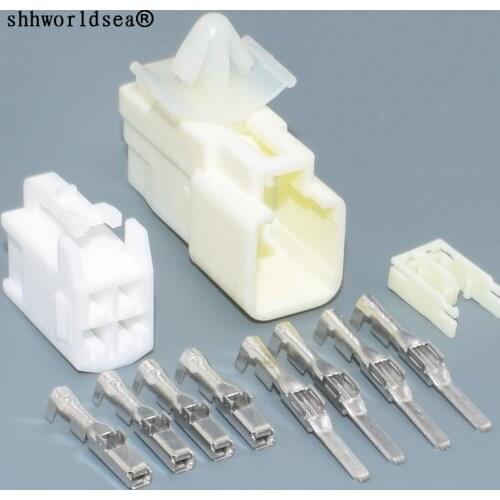 Shhworldsea 4 Pin 6520-0349 7282-1042 Automotive Electrical Connector Air Bag SRS Socket Air Spring Plug 90980-10795 For Toyota