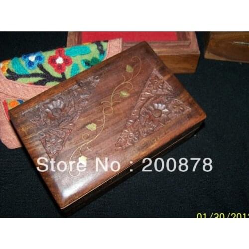 TJB975 Indian handmade wooden vintage jewelry box,155*100*60cm,Bodhi wood square case,Resale & Wholesale
