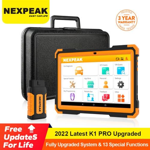 NEXPEAK K1 PLUS Car Diagnostic Tool OBD2 Car Scanner ECU ABS DPF Oil Reset Professional OBD K1 PRO Upgraded Automotive Scanner