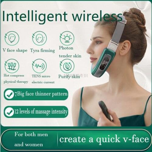 Gezicht Tillen En Aanscherping Facial Massager Dunne Kauwspieren Dubbele Kin Correctie Bandage Facial Schoonheid Instrument