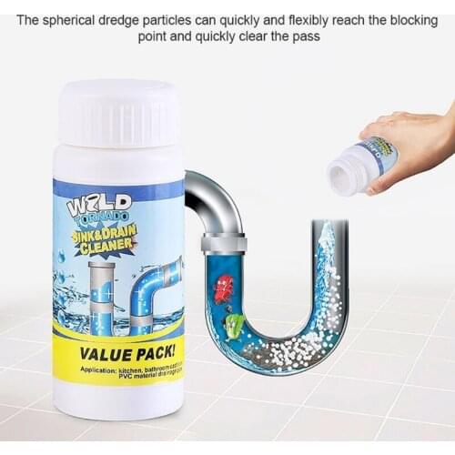 Powerful Sink Drain Cleaner Pipe Dredging Agent For Kitchen Sewer Toilet Brush Closestool Clogging Cleaning Tools for Home 110g