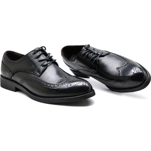 Spring England Fashion Elegant Leather Men Shoes Large Sizes Men Formal genuine Leather Men Dress Shoes Man Autumn Large Size 47