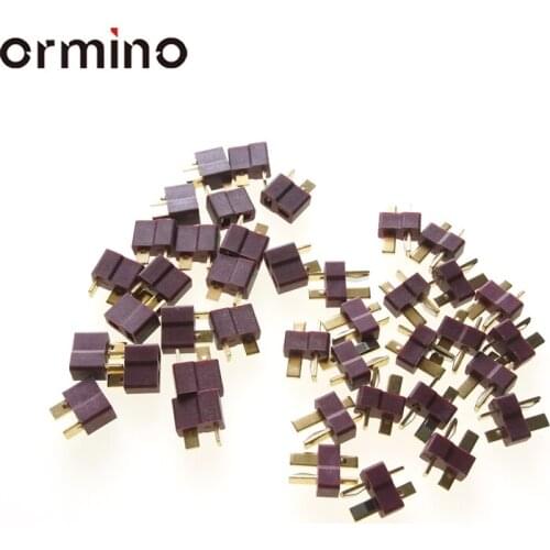 ORC 10pairs T Plug For RC Li Po Battery RC Drone Silicone Cable Hobby Model Deans Connectors Quadcopter Diy Kit Helicopter Plug