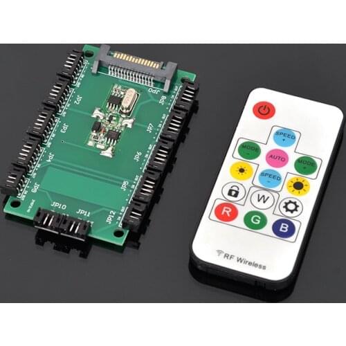 RGB Hub Interface 12V 4 PIN 5V 3 Pin Splitter HUB For Power Supply Port SATA AURA SYNC Cable Motherboard Fan