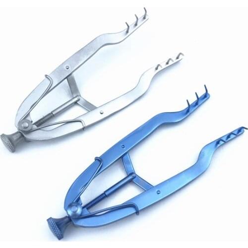 Lacrimal sac retractor Stevenson Eye Speculums 3*3 tooth ophthalmic double eyelid opener tool