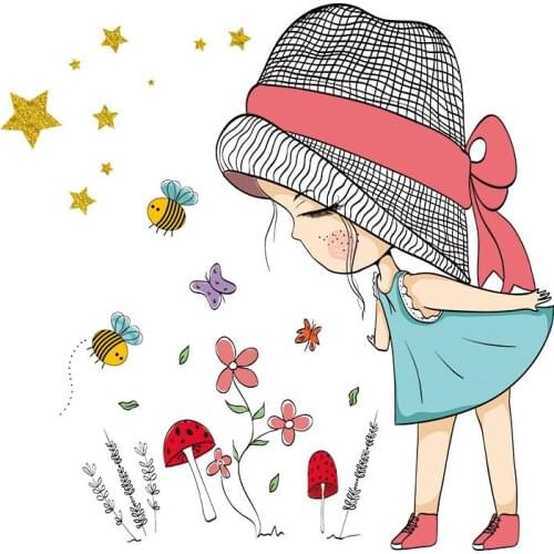 Thermal Transfer Patches For Girl Clothes Thermal Transfer Sticker Washable Patch Fashion Sticker For Women CQ