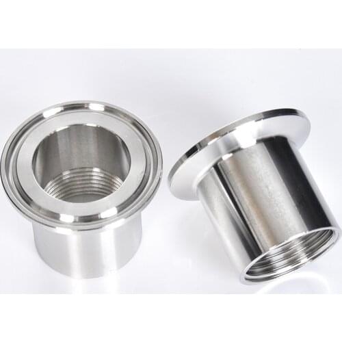 Free Shipping 1 1/4"(DN32) Tri-clamp Adapter Internal Thread ,Tri-clamp 2"OD64. Stainless Steel 304