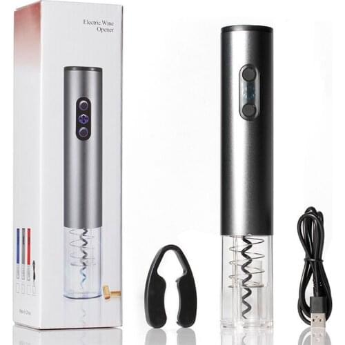 USB rechargeable electric bottle opener, electric wine opener, automatic bottle opener, wine screwdriver