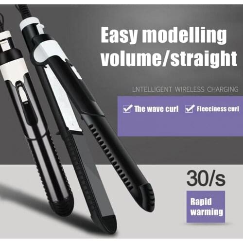 Hair Straightener Quick Heating Multifunctional Mini Thermostatic Hairstyle Modeling Iron Curler Hair Straightener Styling Tools