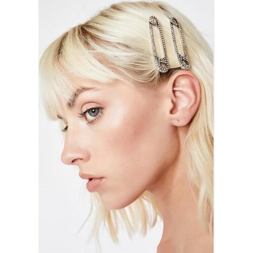 Vintage retro rhinestone hairpins headwear hairclips barrettes hair accessories