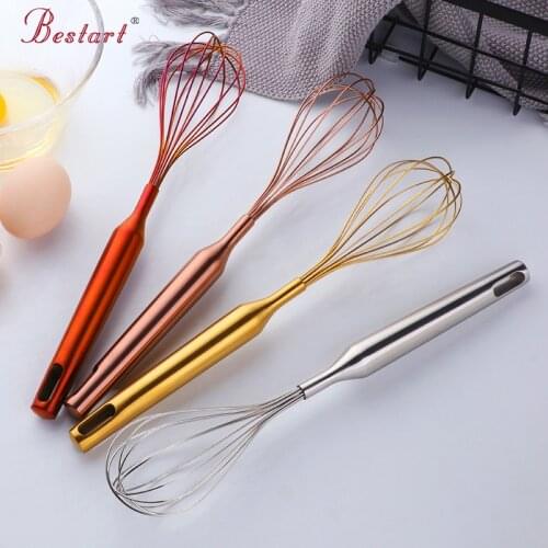 2Pcs Egg Beaters 304 Stainless Steel Stiring Tools 12 inch Manual Hand Milk Cream Butter Whisk Mixer Kitchen Baking Utensil