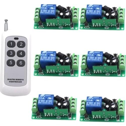 24v 1ch rf wireless remote switch wireless light Lamp LED switch Receiver & Transmitter 315/433 Remote ON OFF Controller