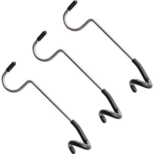 3Pcs Metal Pole Hooks Universal Camping Lantern Hangers Useful Tree Branch Hooks