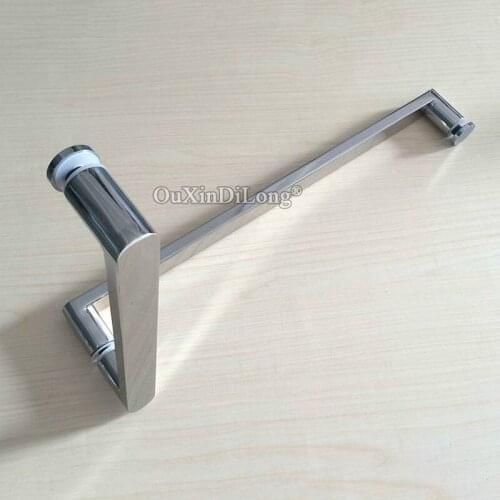 Brand New 304 Stainless Steel Frameless Shower Glass Door Handles Pull / Push Handles Towel Bar Chrome Finished
