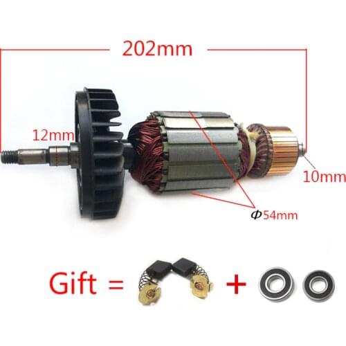 AC220-240V Armature Rotor Anchor for MAKITA GA9020 GA7020 GA9020S GA7020S GTPSE 517794-5 517793-7 Motor Angle Grinder