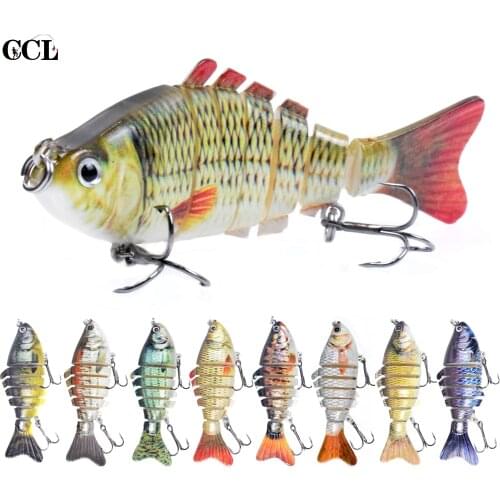 CCLTBA 10cm 16.5g Fishing Lure Multi Jointed Hard Bait Lifelike joint bait Wobblers Rattle Inside Sinking Artificial Swimbait