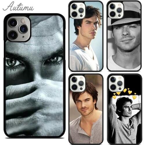 Ian Somerhalder Vampire Diaries Phone Case for iPhone 11 12 Pro Max mini X XR XS SE 2020 5 6S 7 8 Plus Galaxy S9 S10 Cover shell