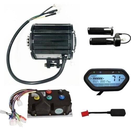 QSMOTOR 2000W BLDC Mid-drive Motor with Sine wave Controller ND72490 with phone App