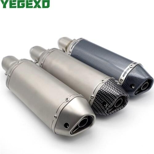 51MM Motorcycle Exhaust Escape Moto Motocross Muffler For HONDA sh 300 cub cbr 954 rr vtx 1800 zoomer cbr 600 f4i cb600f