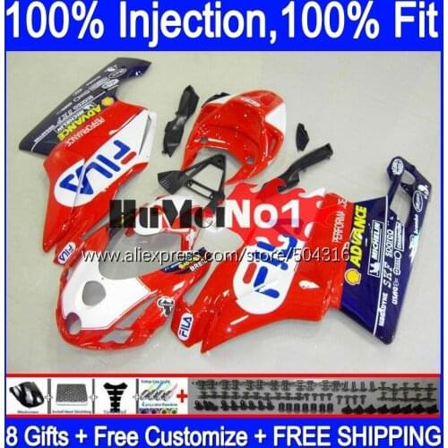 OEM Bodywork For DUCATI 749 999 S R 749R 999R Body 123MC.11 749-999 white red 2005 2006 749S 999S 05 06 Injection Fairing kit