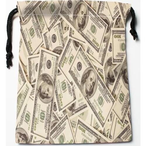 Best Dollar Drawstring Bags Custom Storage Printed Receive Bag Compression Type Bags Size 18X22cm Storage Bags
