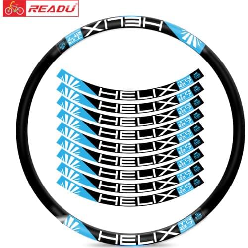 Mountain Bike Sunringle-helix Wheel Set Sticker Mtb Bicycle Decals 27.5inch and 29inch