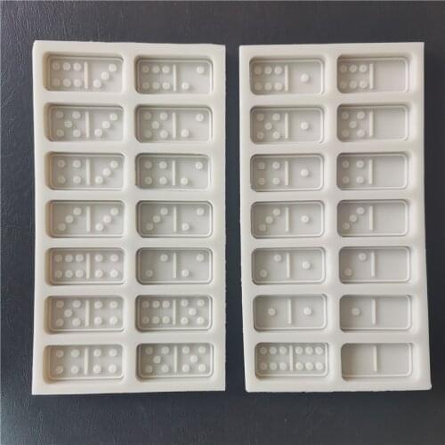 New Dominoes Silicone Mold Fondant Cake Decorating Tool Silicone Mould Sugarcraft Chocolate Baking Tools For cakes Gumpaste Form