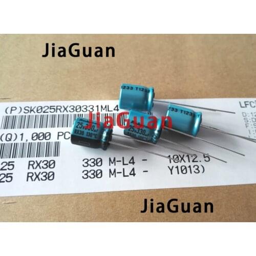 50PCS NEW RUBYCON RX30 25V330UF 10X12.5MM Electrolytic Capacitor rx30 330uF/25V 130 degrees 330UF 25V