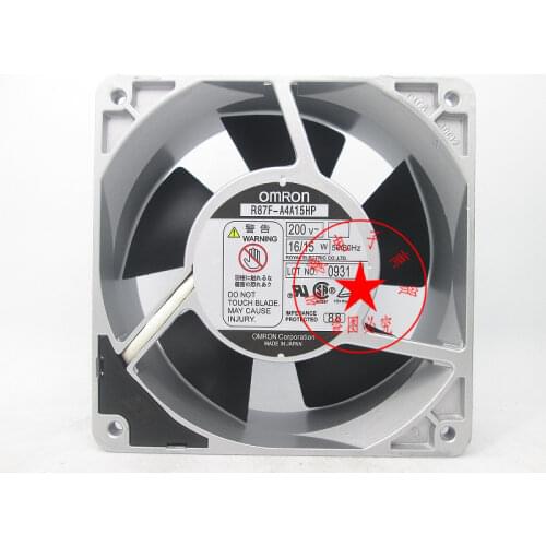 Original R87F-A4A15HP 200V 120 * 120 * 38 aluminum frame fan