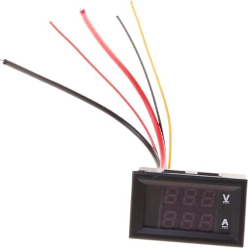 DC 0-100V 10A Dual LED Digital Voltmeter Ammeter Voltage AMP Power Car Monitor New