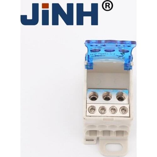 Hot Selling UKK 80A One in multiple-out distribution box Din Rail Terminal Blocks Universal Wire Connector Junction Box