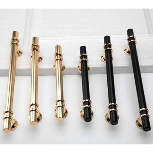 1PCS Modern Simple Zinc Alloy Cabinet Handles and Knobs Nordic Light Luxury Wardrobe Drawer Door Pulls Furniture Hardware