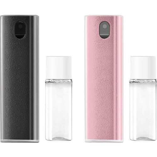 1Set Portable Phone PC Screen Cleaner Microfiber Cloth Cleaning Device for Cellphones/Computer/Notebook/Tablet/TV Screen