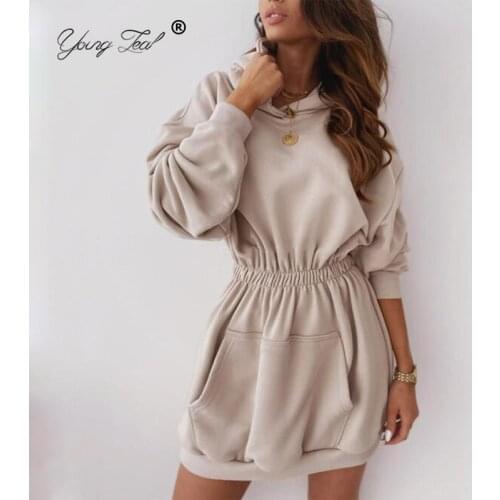 Теплые женские платья Young Zeal China At AliExpress