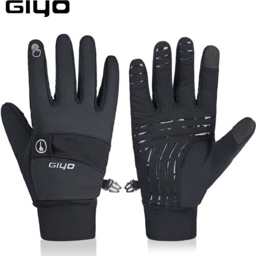 GIYO Winter Sports Gloves Men Women Cycling Bicycle Gloves Full Long Finger Road MTB Bike Gloves Ski Motorcycle Gloves