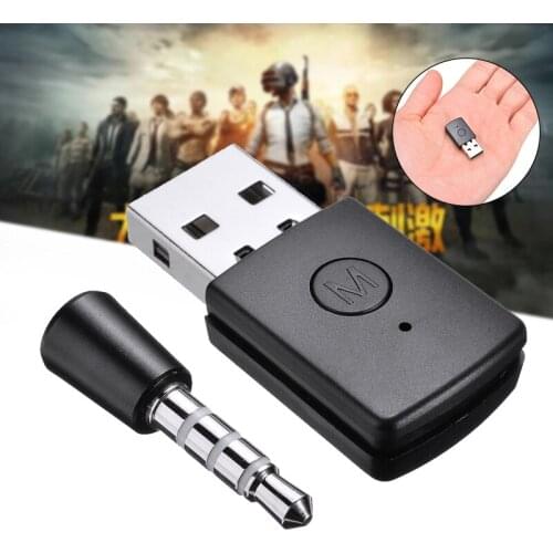 Pohiks 2pcs bluetooth 4.0 Headset Dongle Gamepad Adapters USB Wireless Headphone Adapter Receiver For PS4
