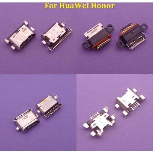 2PCS USB Jack Connector Charging Dock Plug Port For HuaWei Honor 10i 20i View 20 Note 10 Lite Pro Micoro Type-C Charge Socket
