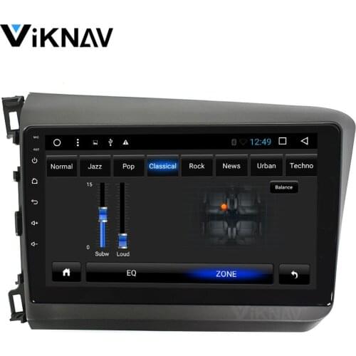 2DIN Android 10.0 Car radio DVD player FOR honda civic 2012+ car stereo autoradio auto audio GPS navigation head unit