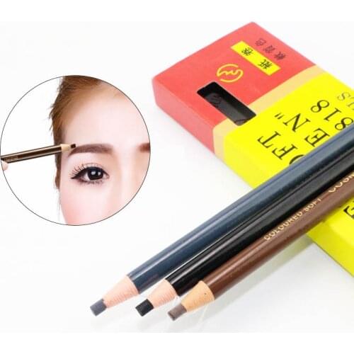 5pcs Microblading Available Eyebrow Tattoo Pencil Waterproof Permanent Make up Eyebrow Lip Pencil Natural Beauty 5 Color