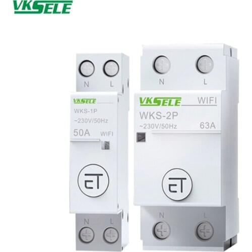 WKS series WKS-1P WKS-2P WKS-4P wifi circuit breaker 50A 63-80A 32-80Abreaker