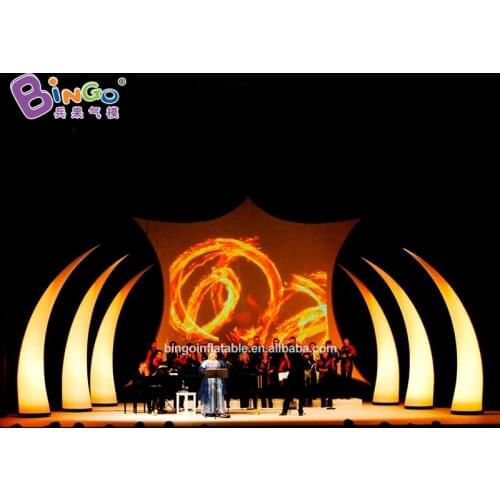 Free shipping lighting wedding inflatable arch combination / 2.5mH inflatable heart shape arch light for event decoration - toys