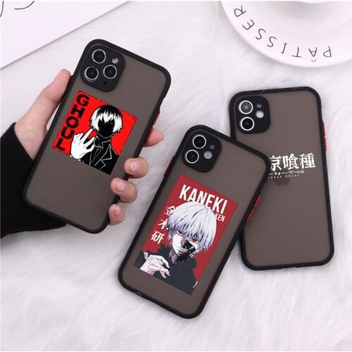 ZUIDID Japan Anime Tokyo Ghoul Phone Case For iPhone 12 11 Pro Max X XS XR SE20 7 8Plus Kaneki Ken Clear Hard Cover Matte Shell